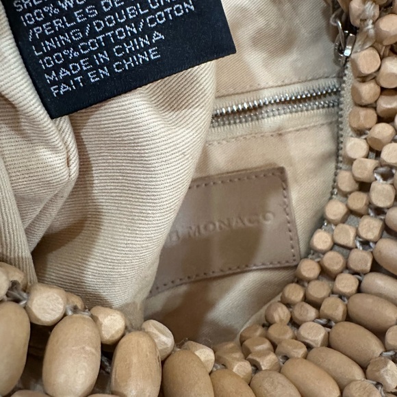 Club Monaco wood Beaded Shoulder Bag - Picture 3 of 4